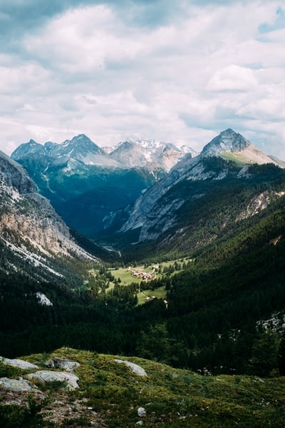 白昼青山、白山景观照片